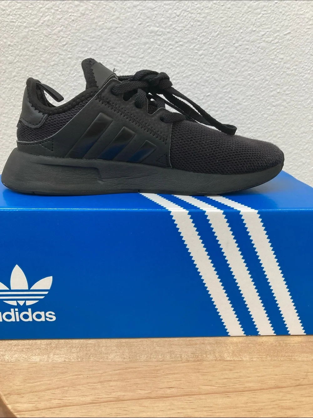 SALE! 50% Off adidas Kids X_PLR C Black Mesh Lace-Up Sneakers Size 13.5